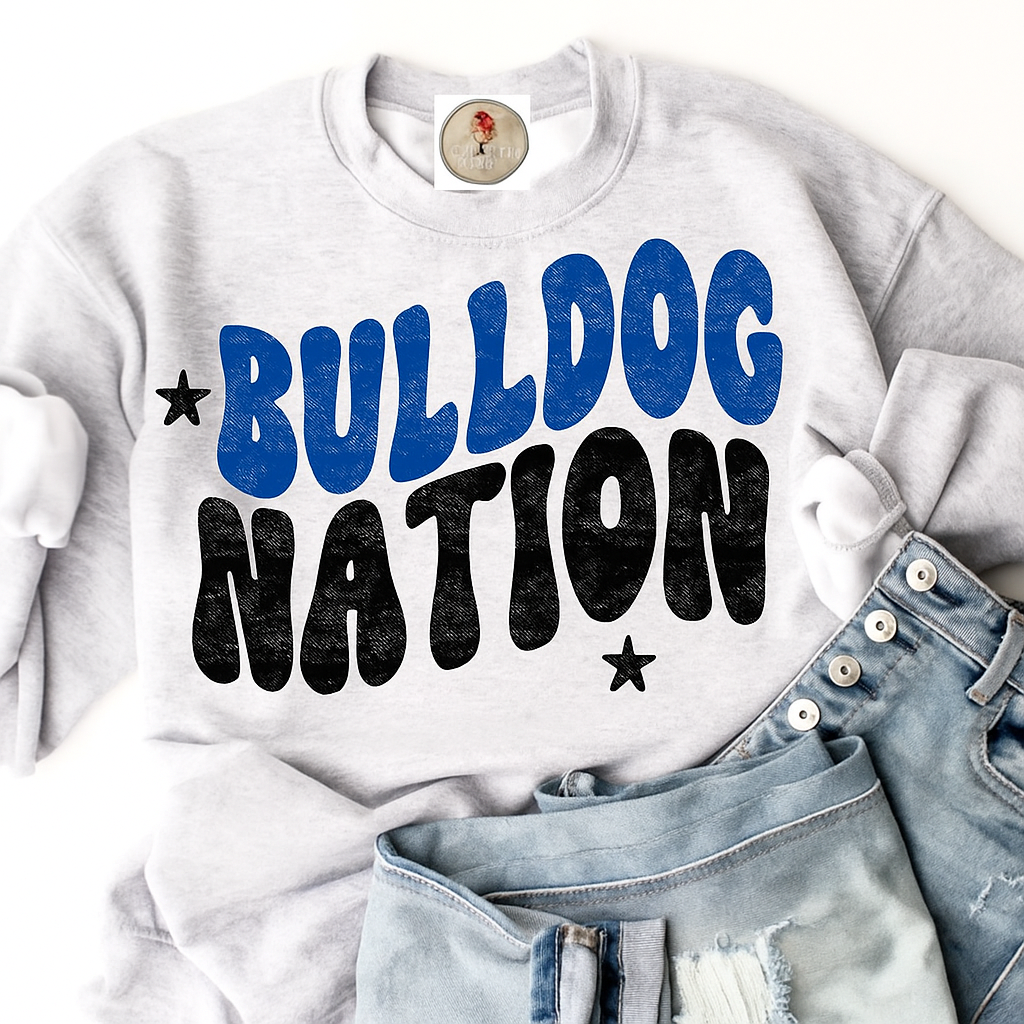Bulldog nation tee & sweatshirt