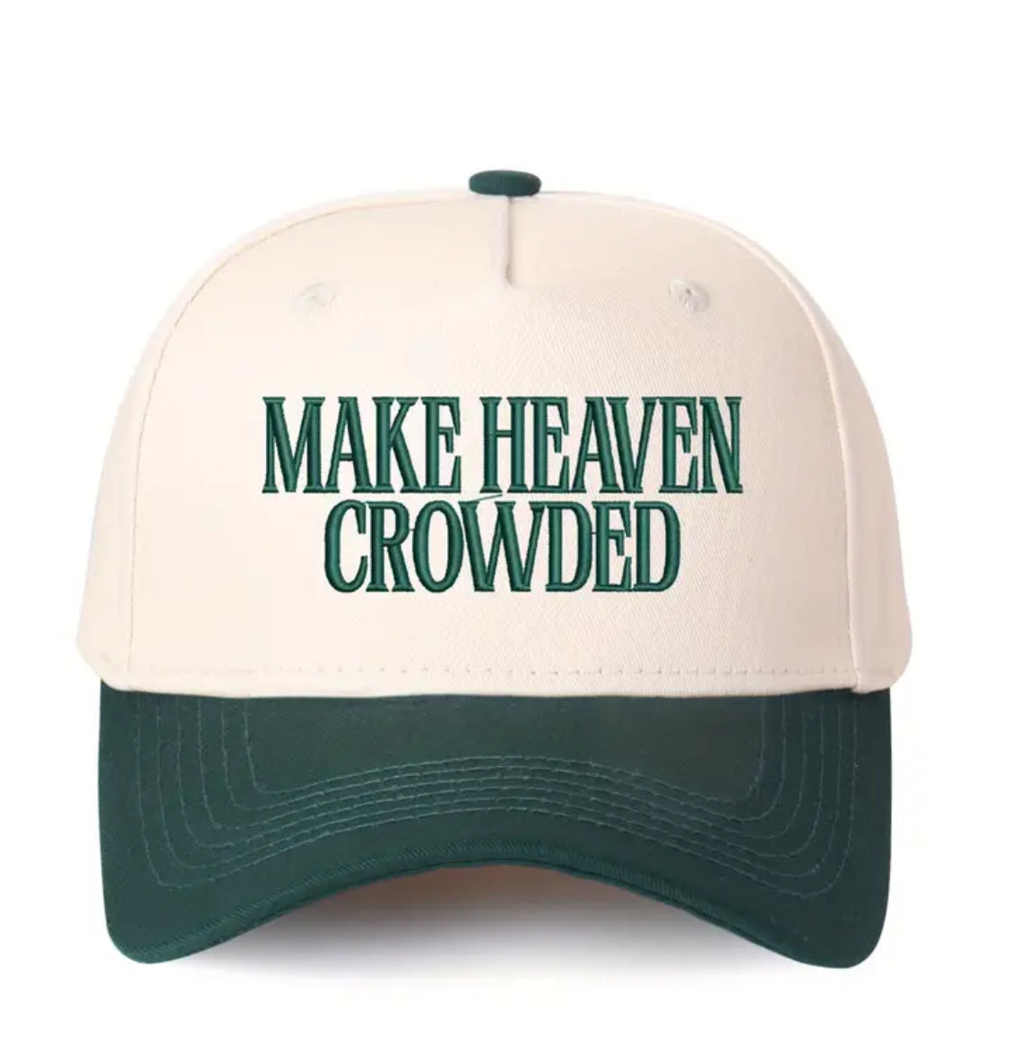MAKE HEAVEN CROWDED EMBROIDERED HATS MULTIPLE COLORS