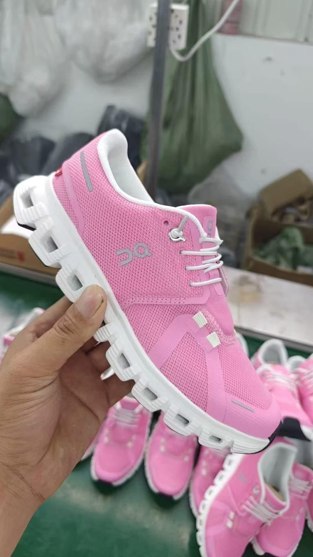 Pink cloud sneaker