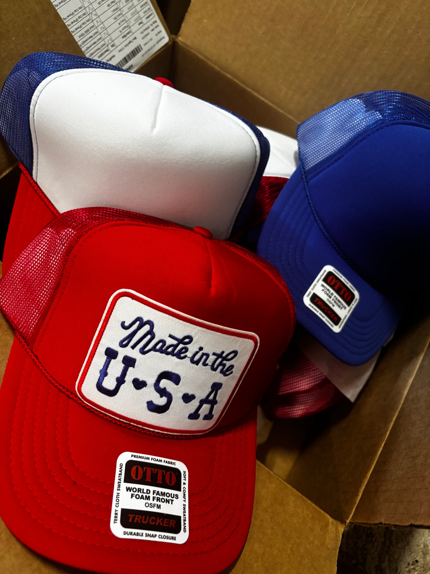 Made in USA trucker * MULTI COLORS AVAIL