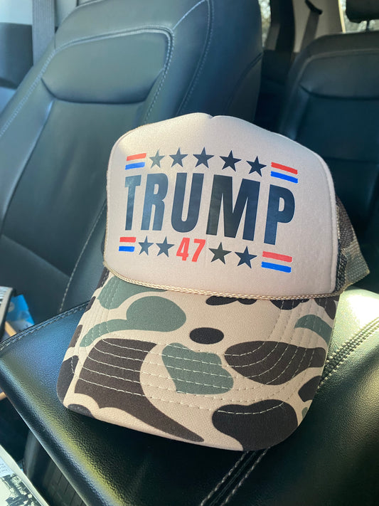 TRUMP 47 TRUCKER HAT