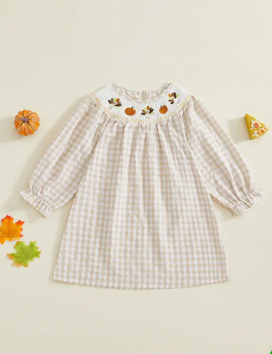 Fall pumpkin turkey dress