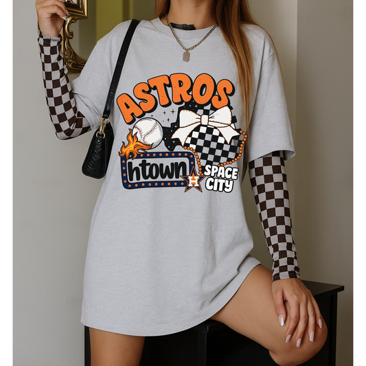 Hou baseball tee