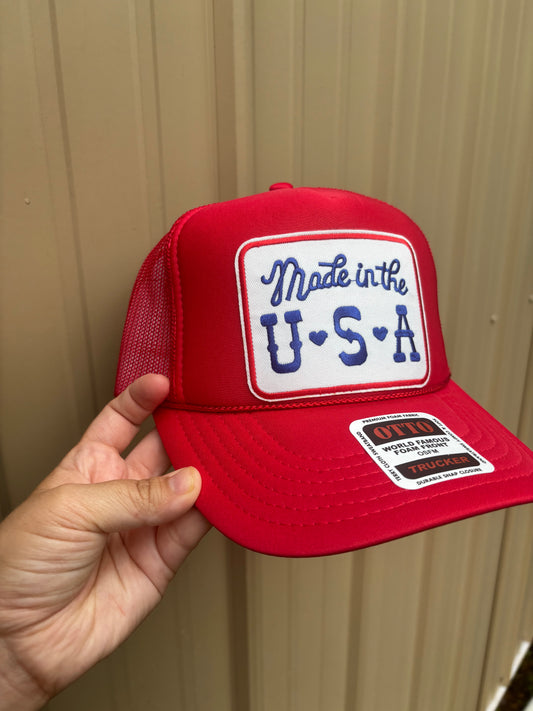 Made in USA trucker * MULTI COLORS AVAIL
